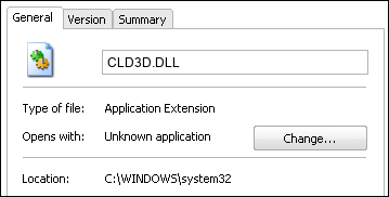 CLD3D.DLL properties
