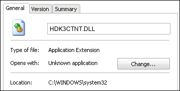 HDK3CTNT.DLL properties