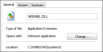 MSXML.DLL properties
