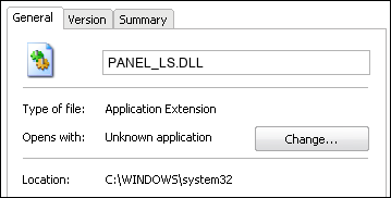 PANEL_LS.DLL properties